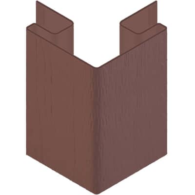 Kaycan 3 X10 Davinci Mahogany Outside Corner Vinyl Trim Home Hardware