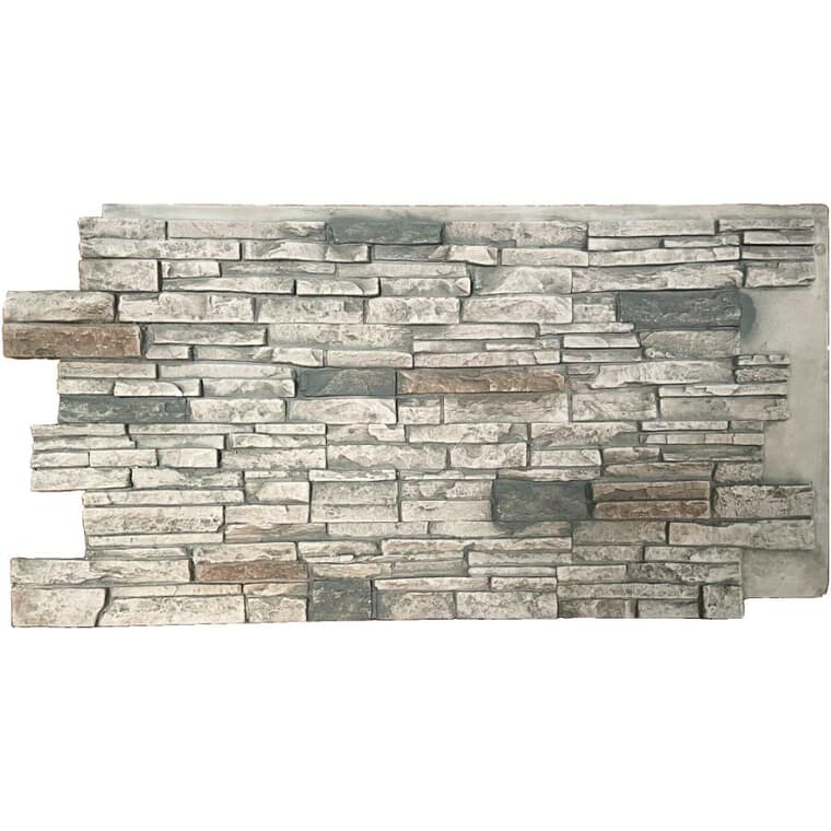 24" x 48" ModernStone Faux Stone Panels - Mountain Summit, 14.4 sq. ft., 2 Pack