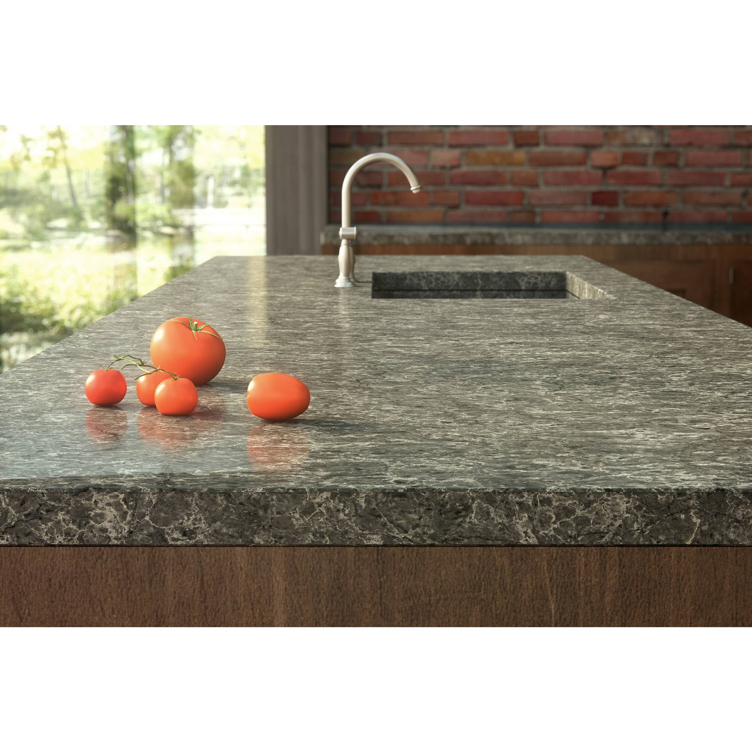 CAESARSTONE Coastal Grey Quartz Countertop | Home Hardware