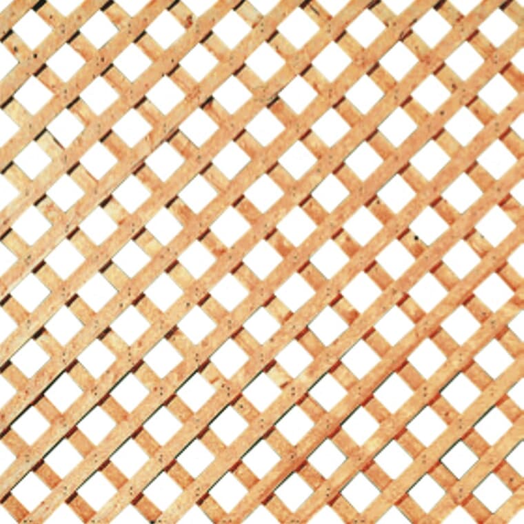 Treillis en cèdre sans cadre de 1 pi x 8 pi