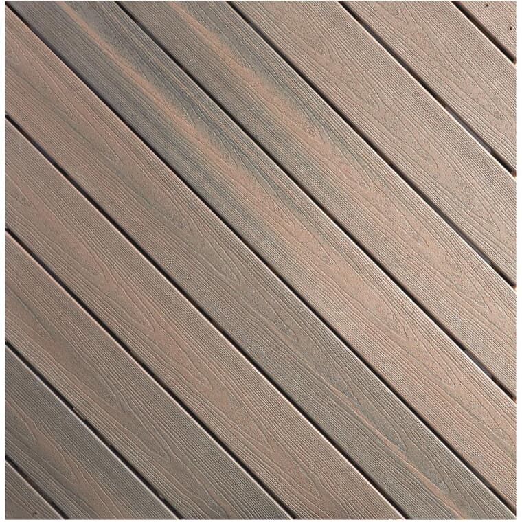 Sanctuary Latte Grooved Decking - 0.925" x 5.25" x 12'