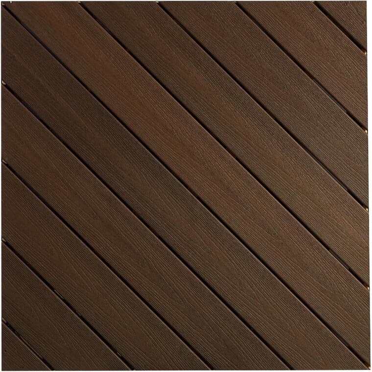 Sanctuary Espresso Grooved Decking - 0.925" x 5.25" x 16'
