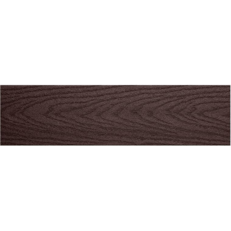 Planche de terrasse Select de 7/8 po x 5-1/2 po x 12 pi avec rebord rainuré, brun bois