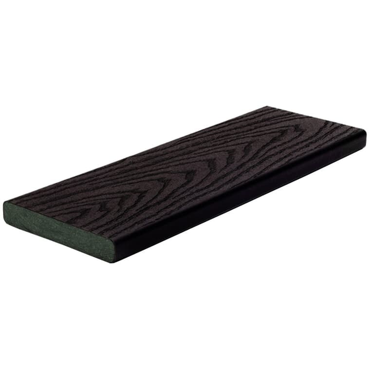 Planche de terrasse Select de 7/8 po x 5-1/2 po x 20 pi avec rebord rainuré, brun bois