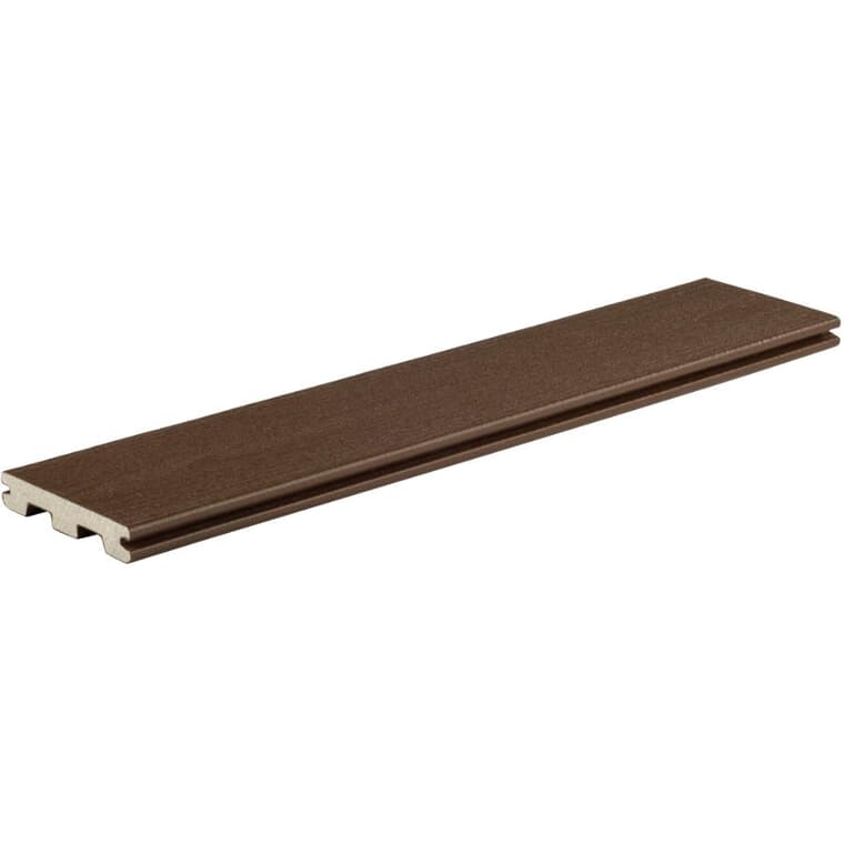1" x 5-1/2" x 12' Rustic Elm Grooved Edge Deck Board