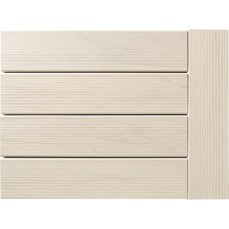 1" x 5-1/2" x 16' Legacy Whitewash Cedar Grooved Edge Deck Board