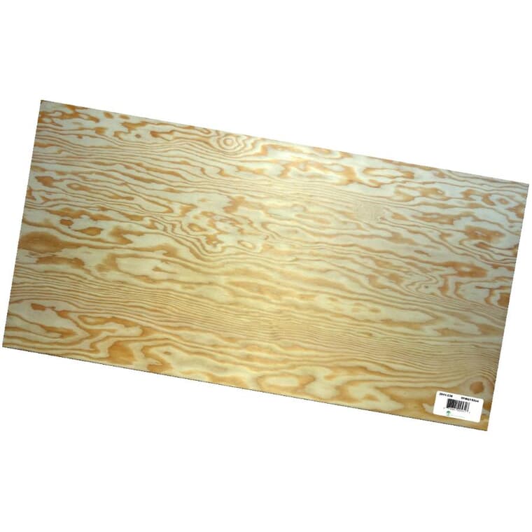 2' x 4' x 1/2" Good One Side Exterior Plywood