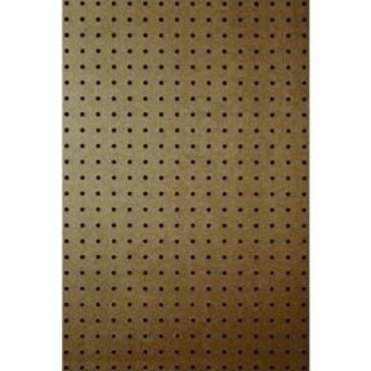 4' x 8' x 1/8" (3 mm) Tempered Pegboard