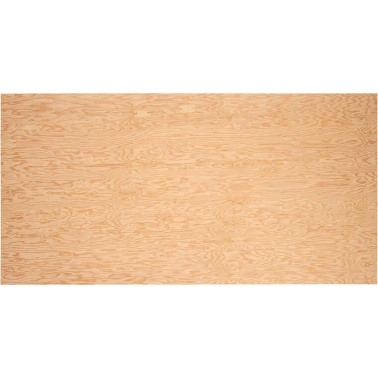 4' x 8' x 3/8" (9.5 mm) Select Spruce Plywood