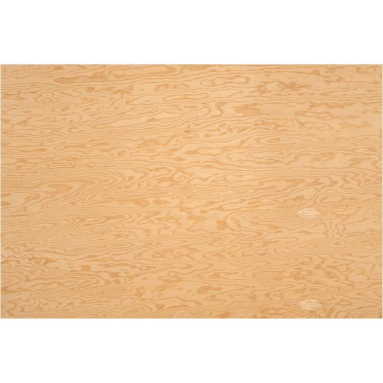 4' x 8' x 5/8" (15.5 mm) Standard Spruce Plywood