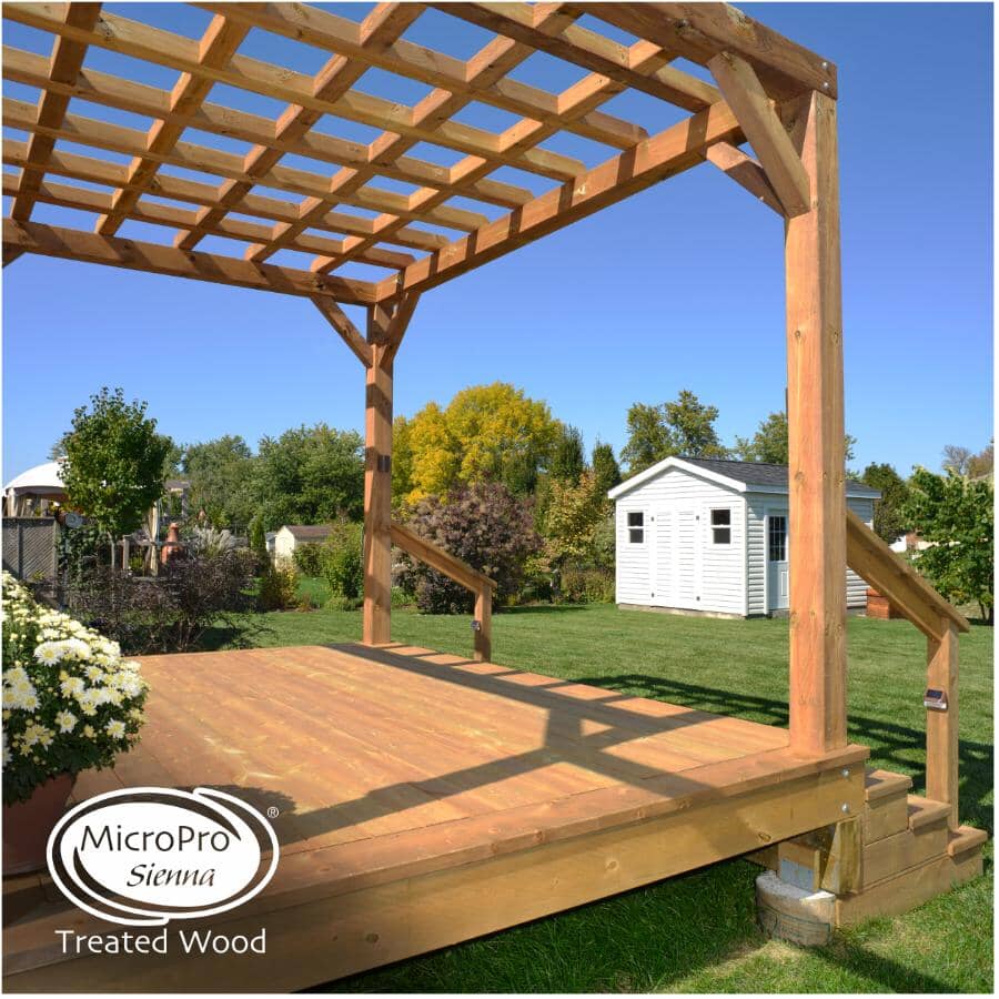 4 x 4 x 10' Sienna Pressure Treated Lumber | Home Hardware