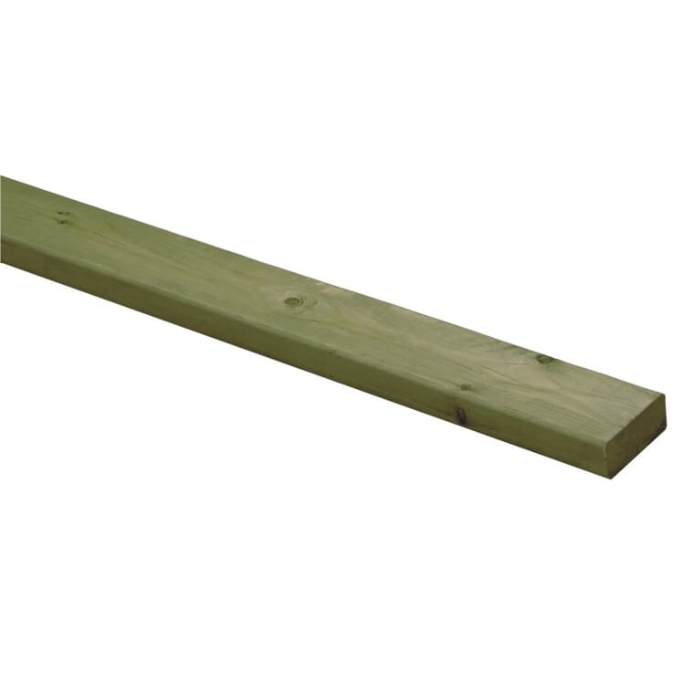 2 x 4 x 8' Green Partially Air-Dried ACQ/CA Pressure Treated Lumber