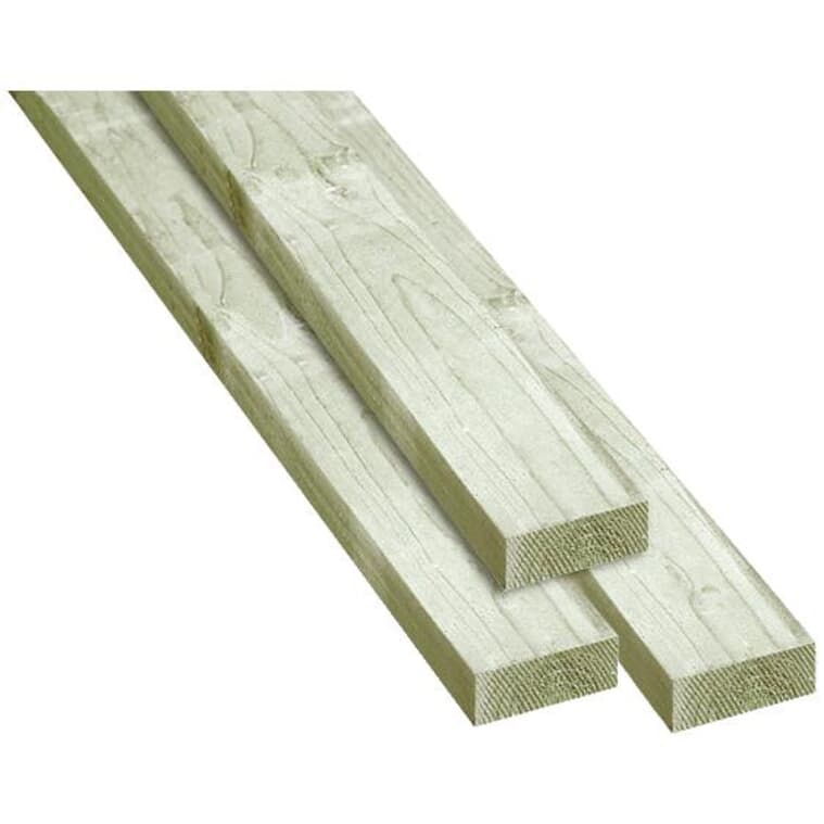 2 x 4 x 10' Green Partially Air-Dried ACQ/CA Pressure Treated Lumber