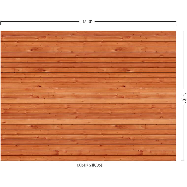 12' x 16' Premium Raised Deck Package, with Pressure Treated Joists and 5/4" x 6" Cedar Decking