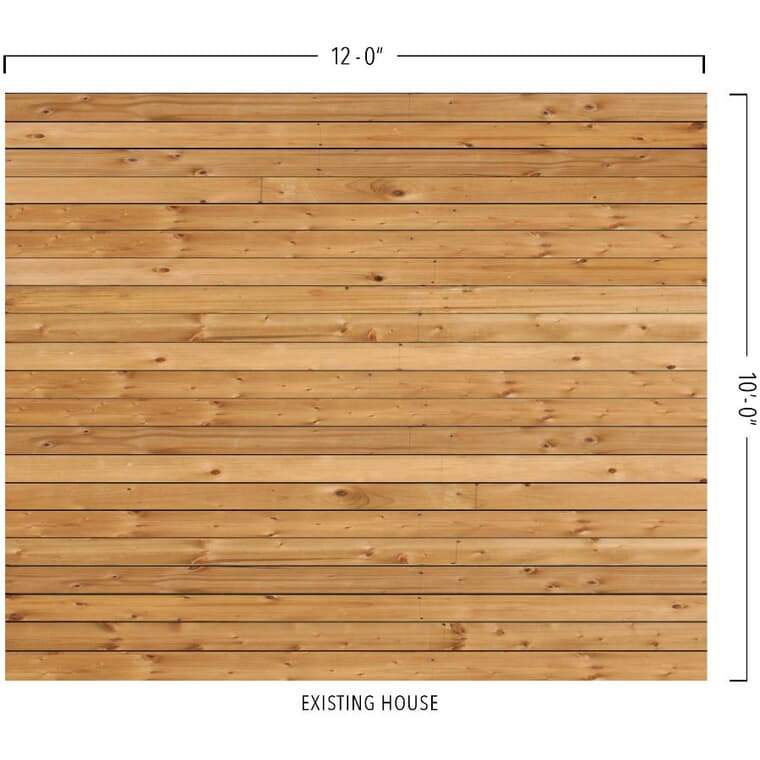 Ensemble de terrasse surélevée en bois traité sous pression de première qualité de 10 pi x 12 pi, solive en bois traité sous pression de 5/4 po x 6 po
