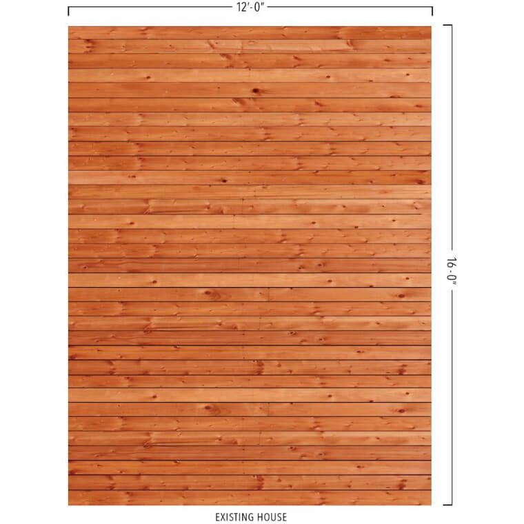 16' x 12' Premium Raised Deck Package, with Pressure Treated Joists and 5/4" x 6" Cedar Decking