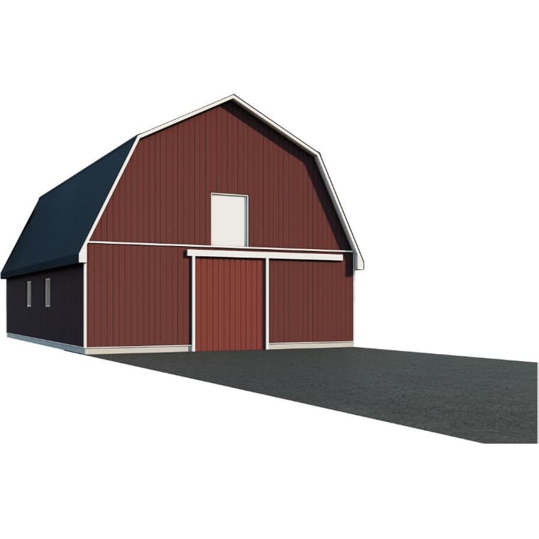 28' x 40' x 8' Hobby Barn Farm Building Package
