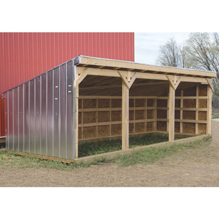 10' x 20' x 8' 6" Horse Shelter Package