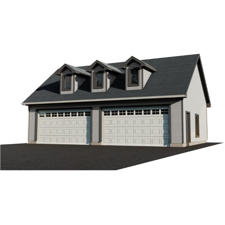 40' X 26' Basic Garage Package, with Complete Side Entry and Exterior Options