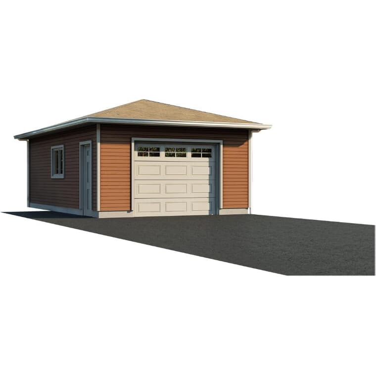 16' x 24' Cottage Garage Package, with Complete Exterior Option