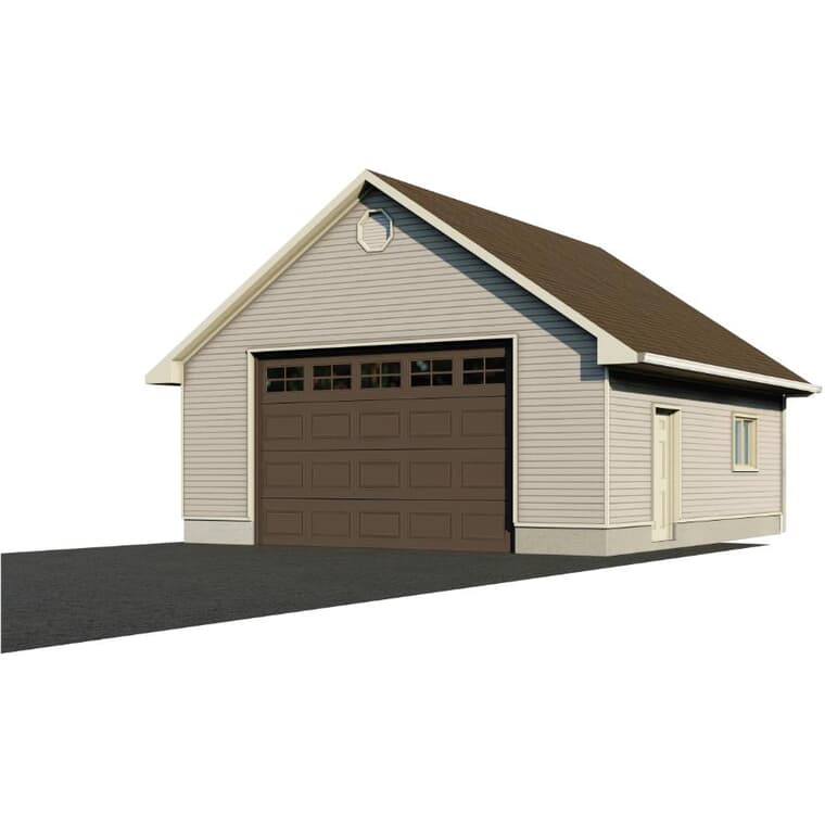 26' x 26' x 8' RV Garage Package, with Complete Exterior Options