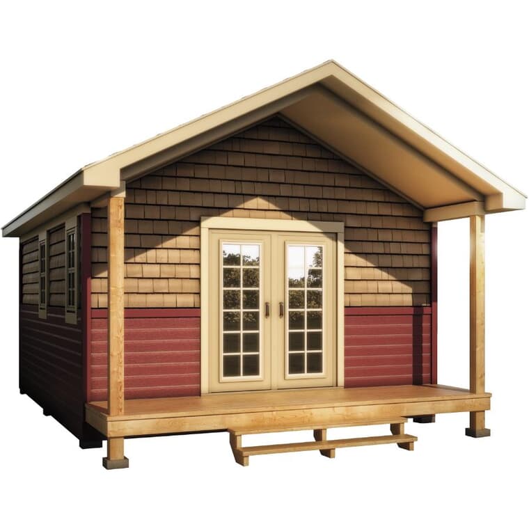16 X 20 Bunkie, with Vertical Siding