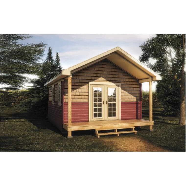 16' x 20' Option Powder Room Bunkie, with Finishes