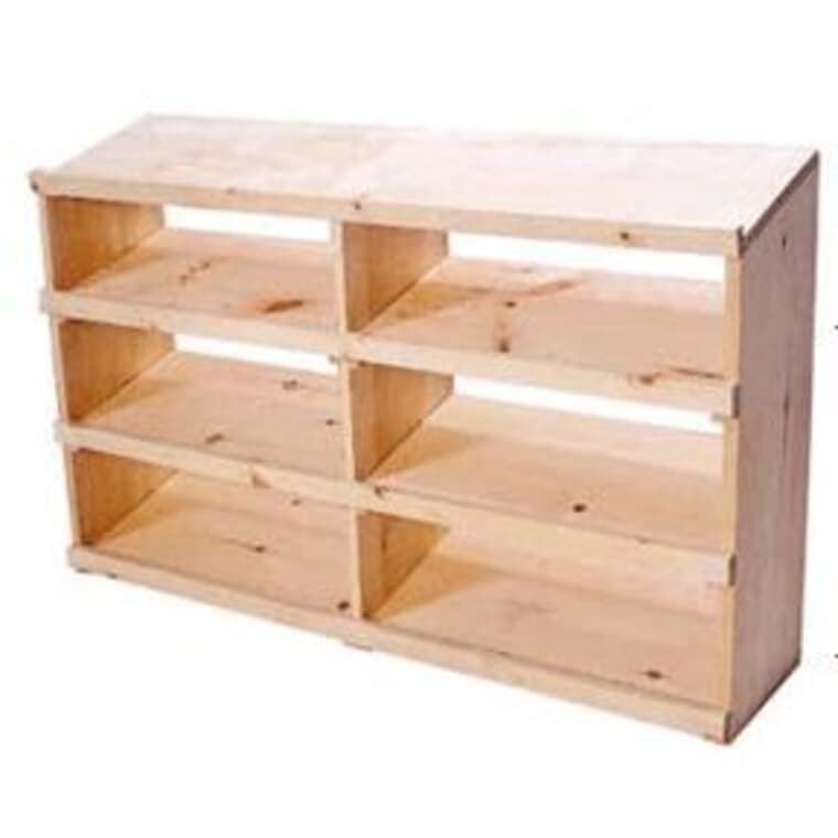 Pine Shoe Rack Project Package
