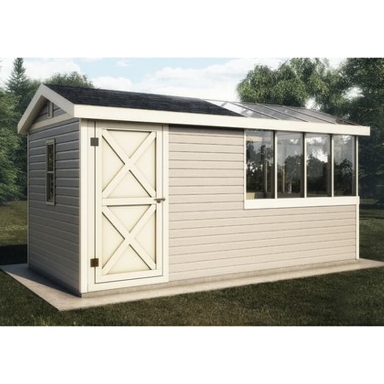 16' x 8' Basic Green House Gable Shed Package