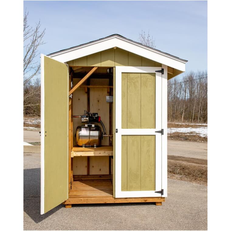 5' x 4' Pump House Gable Shed Package
