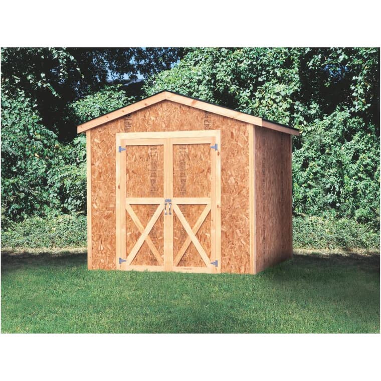 8' x 8' Basic Stick Built Gable Shed Package