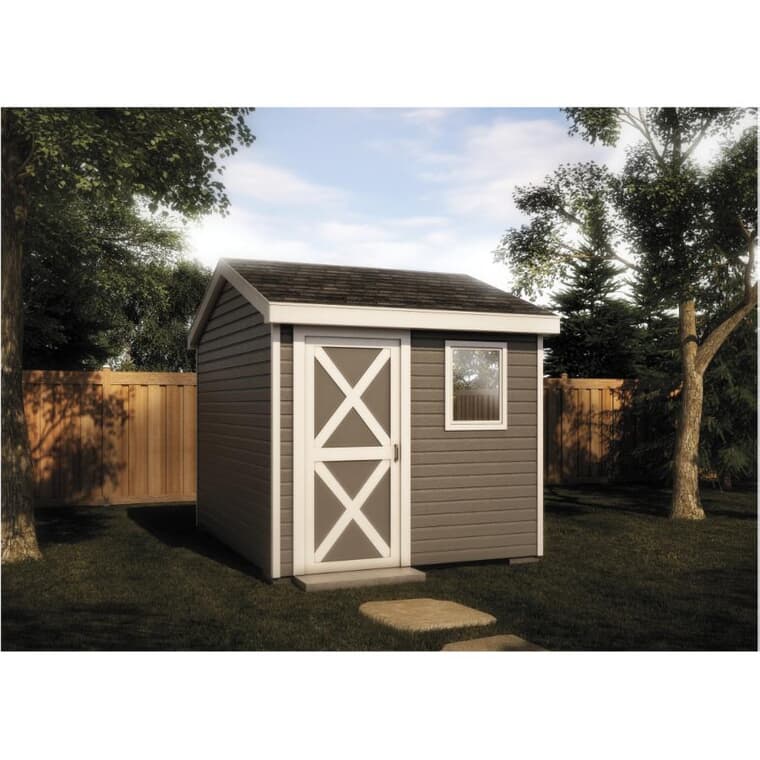8' x 8' Basic Side Entry Gable Shed Package