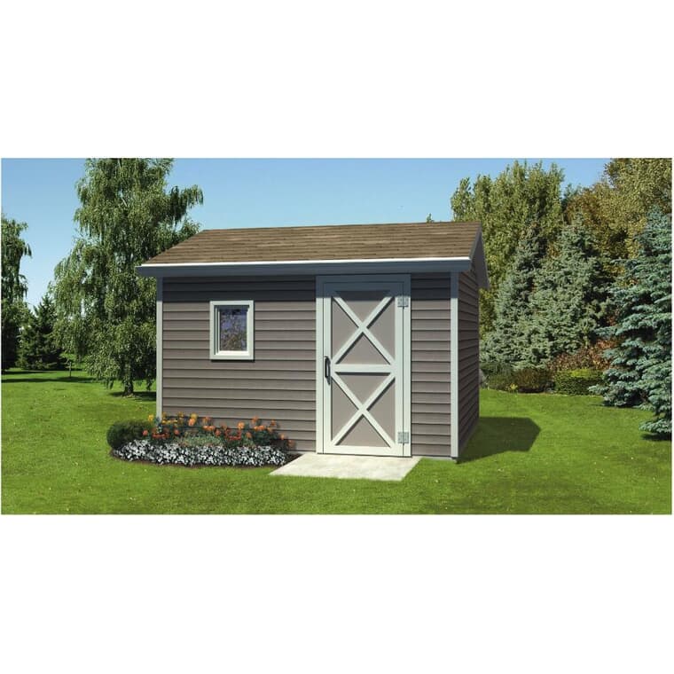 12' x 12' Basic Side Entry Gable Shed Package