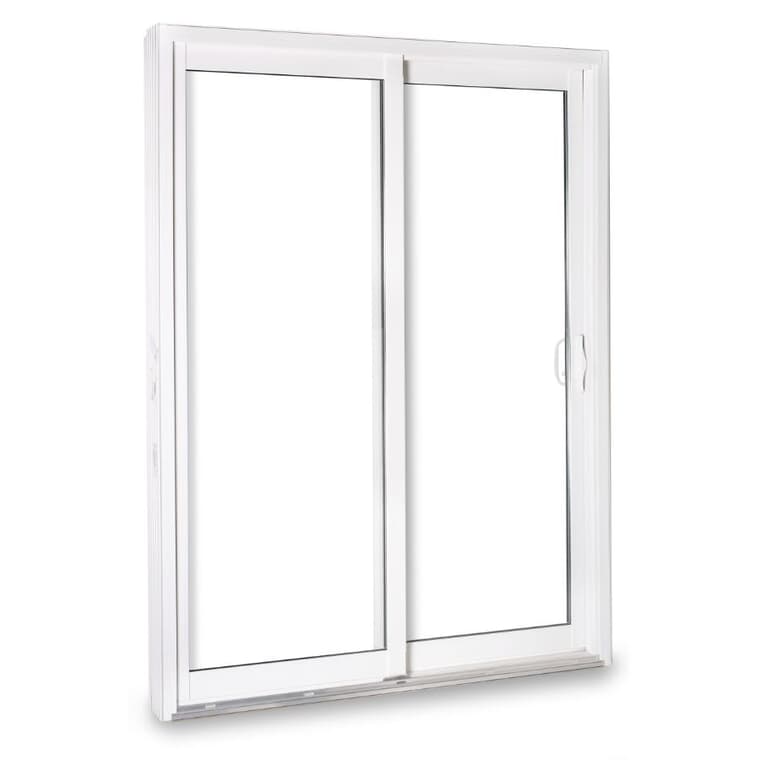 Porte-fenêtre Select fixe/opérationnelle de 5 pi x 6 pi 8 po à revêtement en PVC