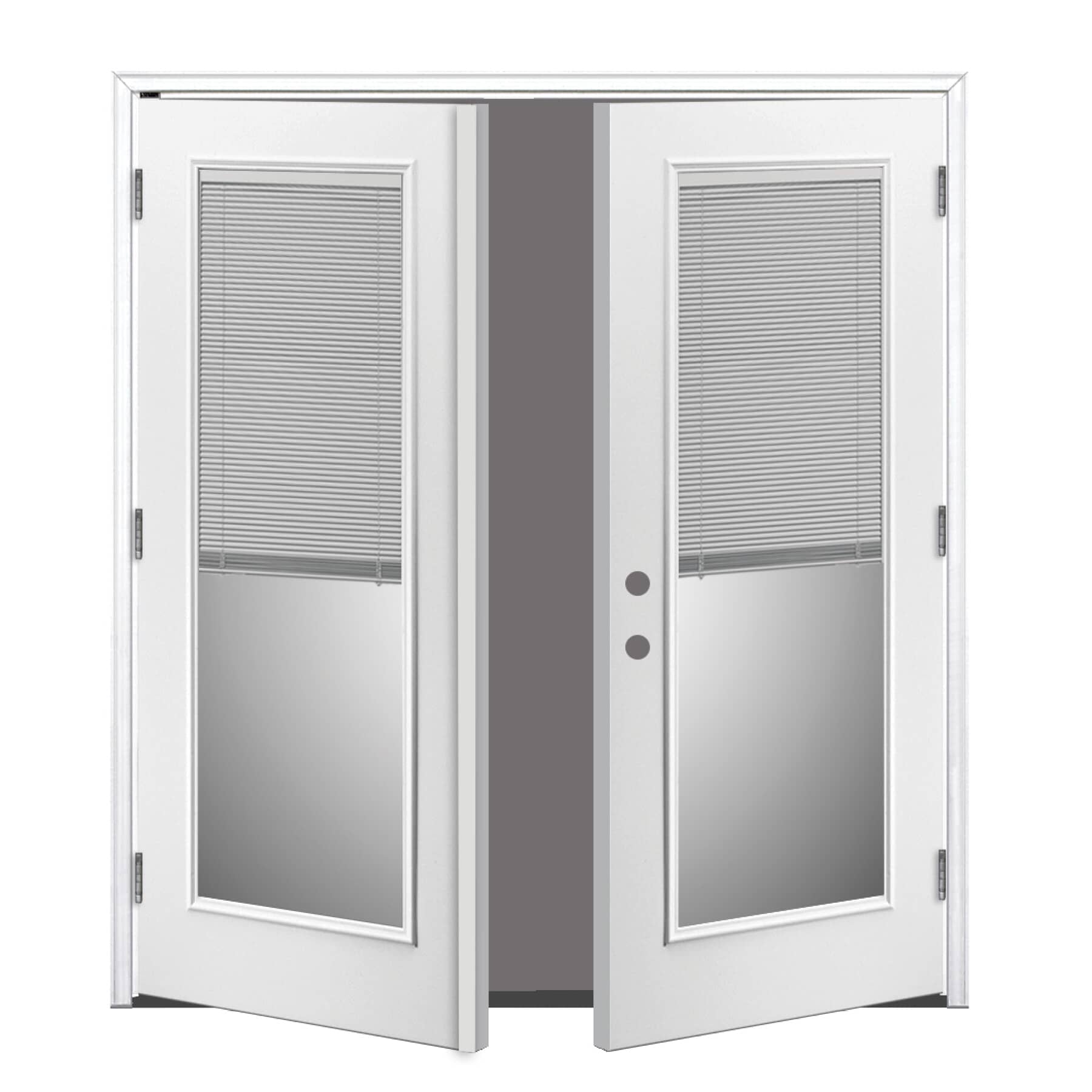 Right Hand Outswing Exterior Door MADERO 72" x 80" Right Hand Outswing Garden Double Steel Door | Home