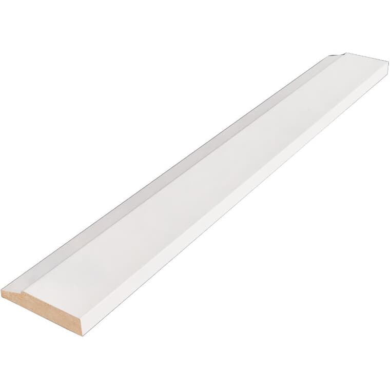 3/4" x 3-1/2" Primed Medium Density Fibreboard "M" Collection Step Casing Moulding, by Linear Foot