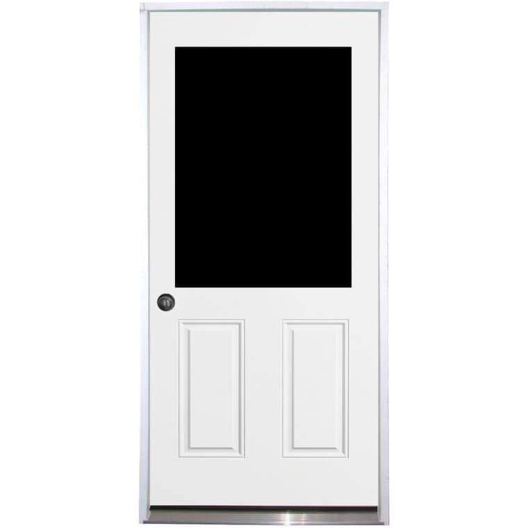 32" x 80" Utility Right Hand Steel Door - with 22" x 36" Lite