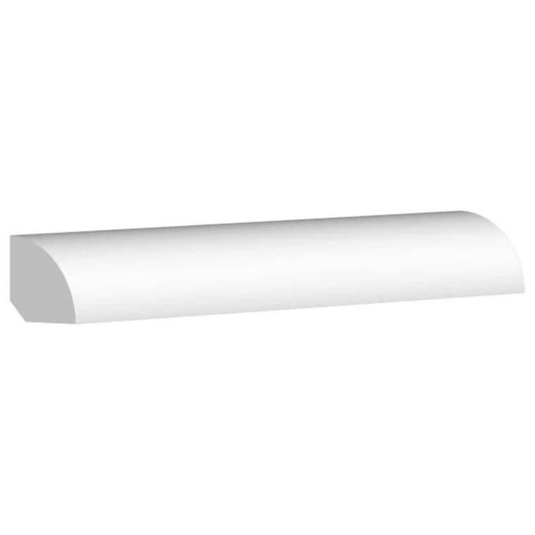11/16"  x 11/16" x 8' Prefrinished Medium Density Fibreboard Quarter Round Moulding - Polar White