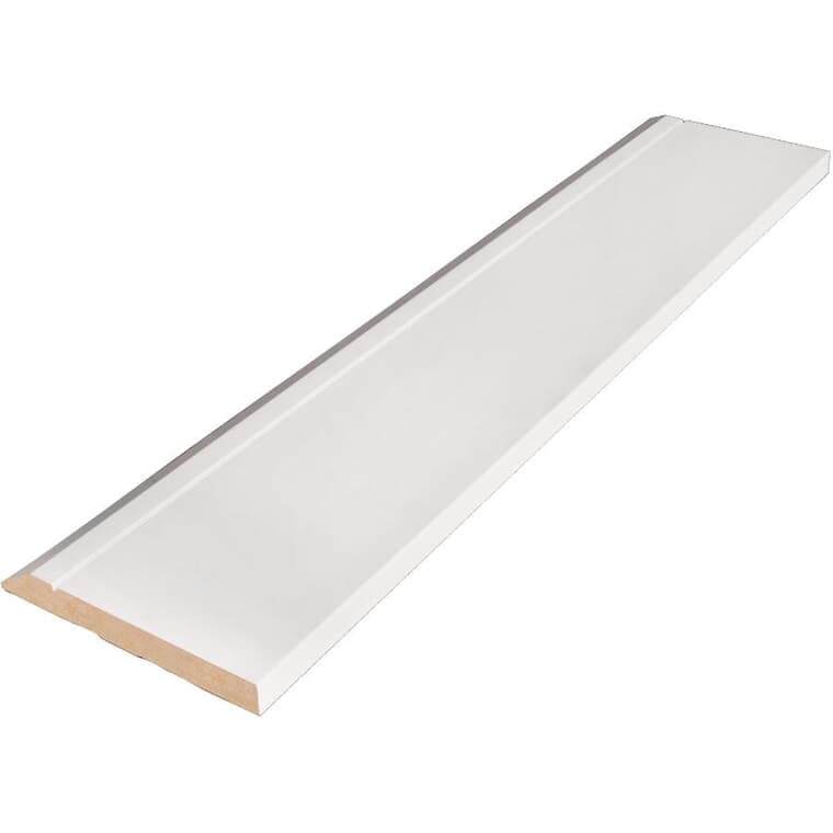 5/8" x 5-1/2" Primed Medium Density Fibreboard "M" Collection Baseboard Moulding, by Linear Foot
