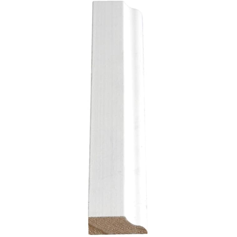 7/16" x 1-3/16" x 7' Finger Jointed Pine Primed Colonial Stop Moulding