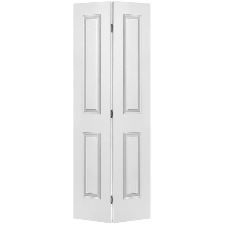30" x 80" 4 Panel Smooth Bifold Door