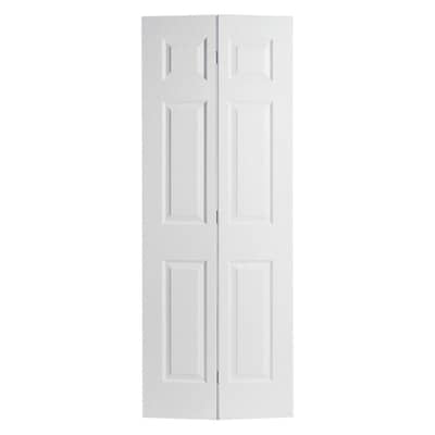 Masonite 28 X 80 6 Panel Bifold Door, Sliding Closet Doors Home Depot Canada