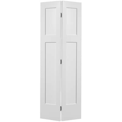 3 Panel Winslow Bifold Door, Bifold Mirror Closet Doors 30 X 80