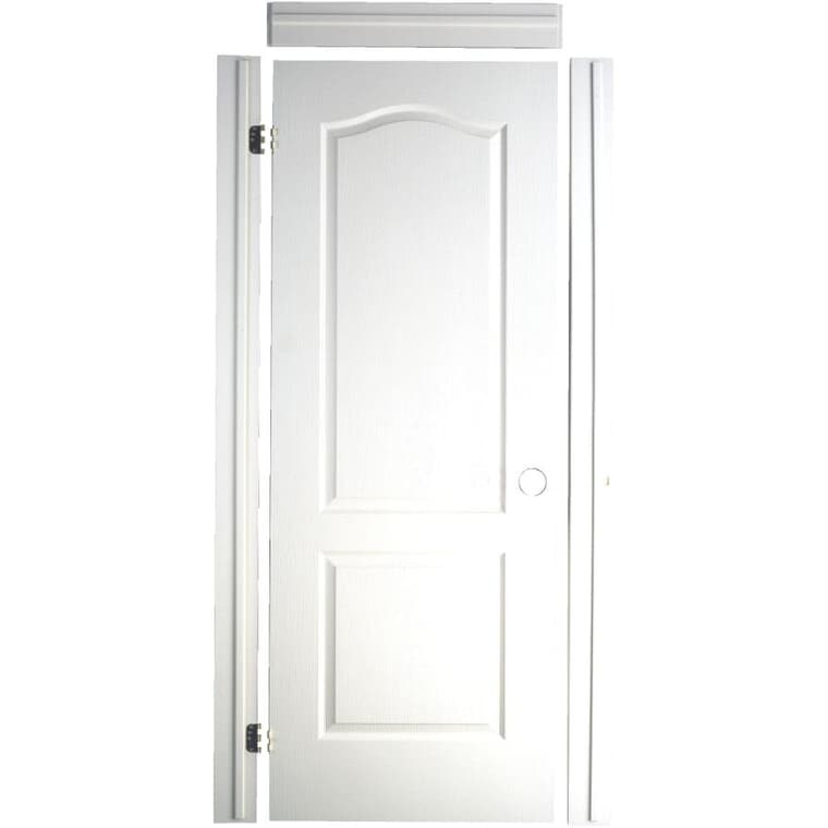 30" x 80" 2 Panel Arch Fast Fit Door, with Medium Density Fibreboard Jamb
