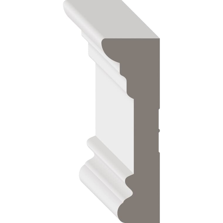 1-1/8" x 3-3/4" Medium Density Fibreboard Primed Architrave Moulding, by Linear Foot