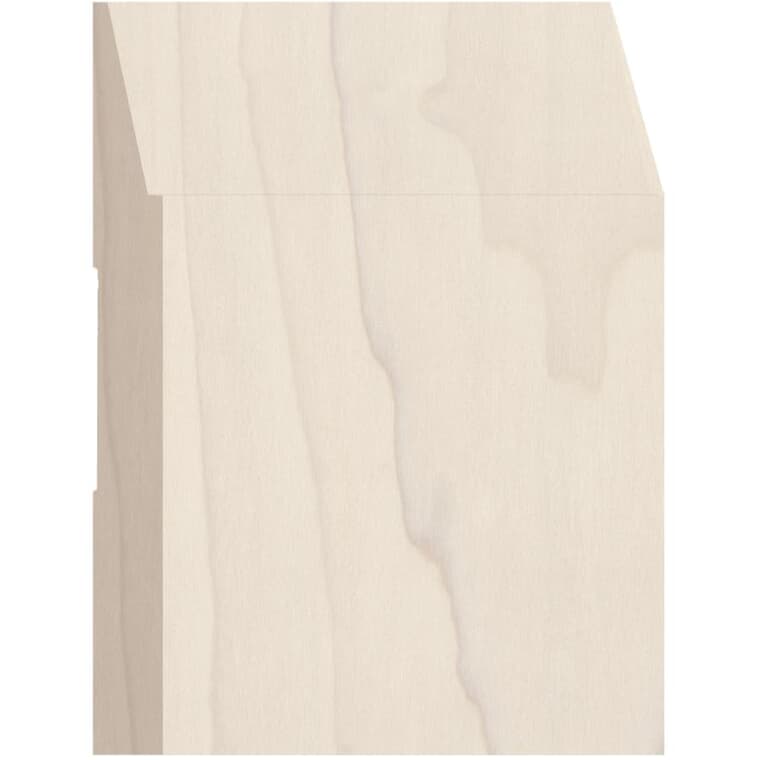 11/16" x 7-1/4" Contemporary Poplar Baseboard Moulding, by Linear Foot