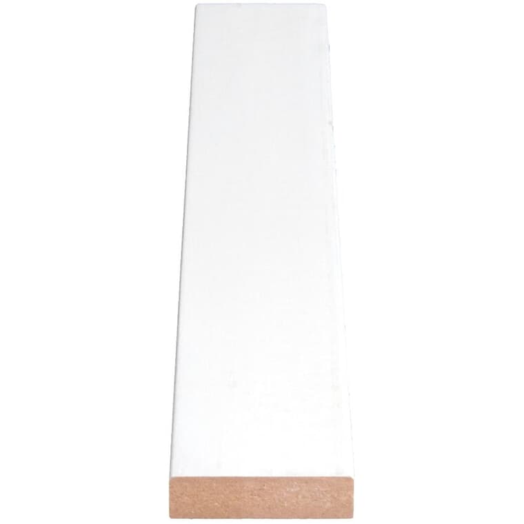 11/16" x 1-1/2" x 8' Medium Density Fibreboard Primed Surfaced Four Sides Eased Two Edges Moulding