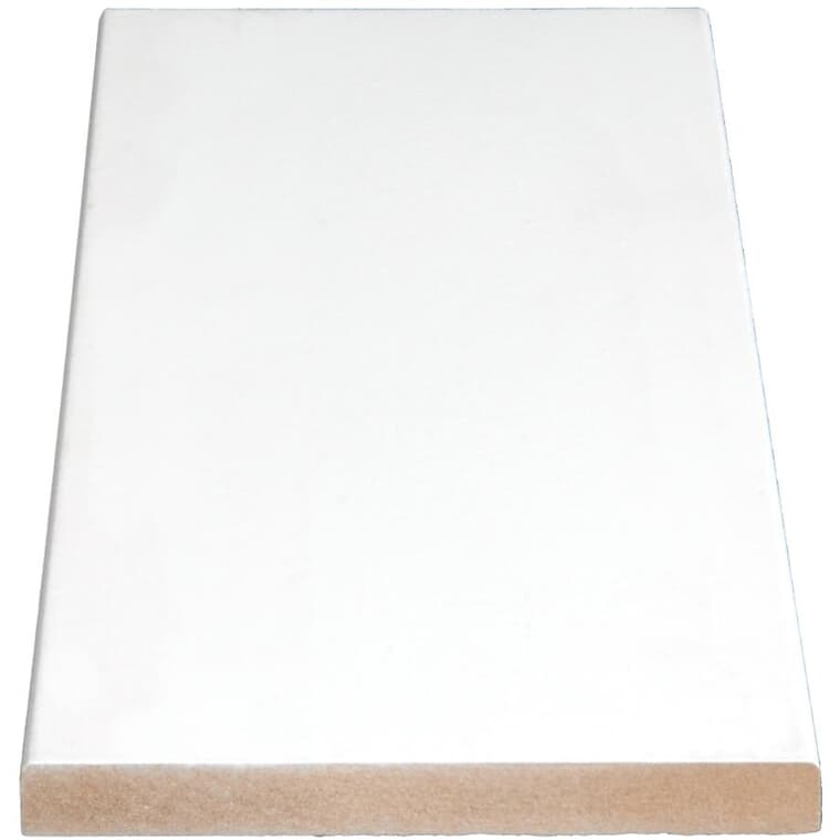 1" x 5" x 8' Medium Density Fibreboard Primed Surfaced Four Sides Eased Two Edges Moulding