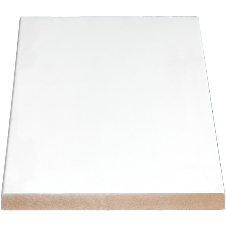 1" x 8" x 8' Medium Density Fibreboard Primed Surfaced Four Sides Eased Two Edges Moulding