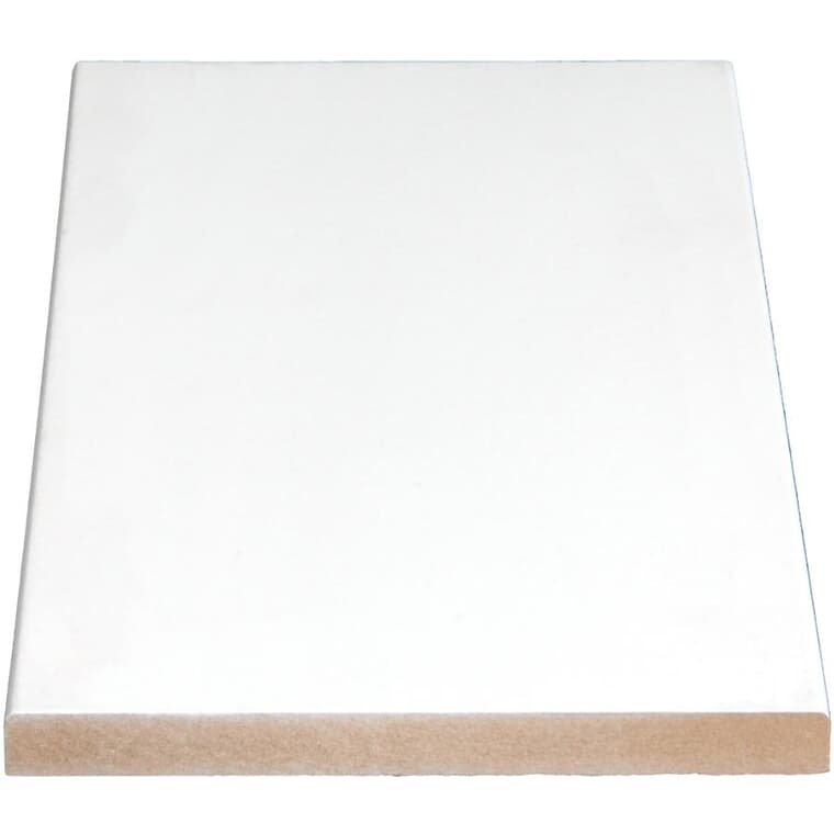 11/16" x 9-1/4" Medium Density Fibreboard Prepainted Surfaced Four Sides Eased Two Edges Moulding - by Linear Foot